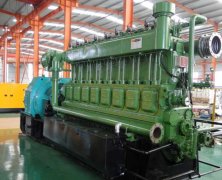 Tyre pyrolysis gas generator set