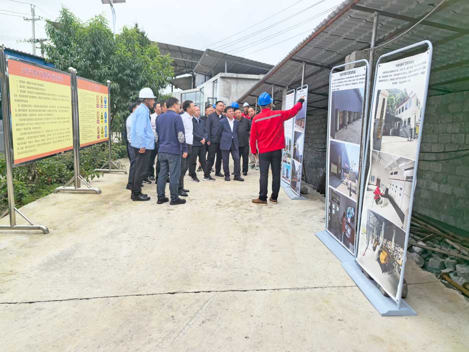 云南省市领导视察绿环旗下大海子瓦斯发电电站