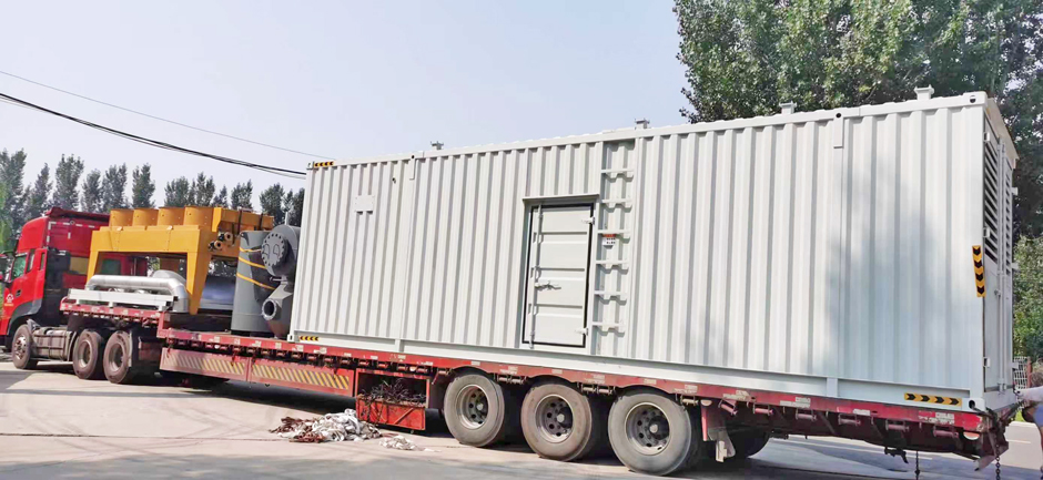 山东绿环动力800kW瓦斯发电机组启程云南