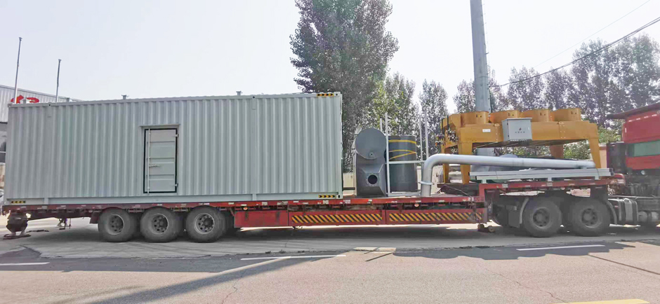 山东绿环动力800kW瓦斯发电机组启程云南