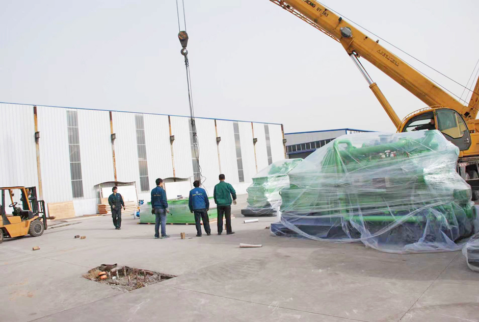 绿环动力700kW生物质气发电机组正式启程，发往菲律宾